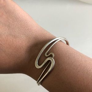 Vintage Sterling Silver Cuff Bracelet
